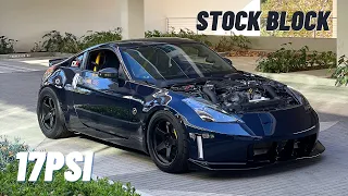 600+HP TURBO 350Z 2 YEAR REVIEW! | STOCK MOTOR