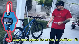 Cuanto pesa la trek x caliber 9 2023