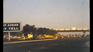 1970's Footage - Driving Over San Diego Coronado Bay Bridge