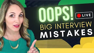 BIGGEST Job Interview MISTAKES To Avoid (6 Things To NEVER Say In An Interview)