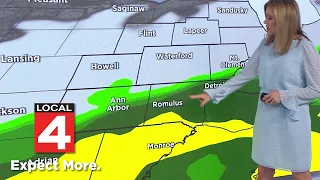 Metro Detroit weather forecast April 22, 2024 -- Noon Update