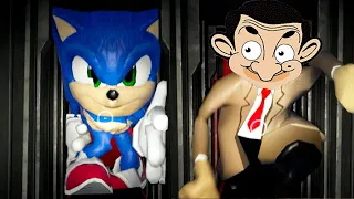 Poppy Playtime Sonic & Mr Bean New Huggy Wuggy is a Sonic the Hedgehog & Mr Bean I found new Bugs