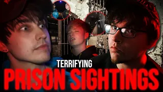 Reacting to Terrifying Sightings in Haunted Prisons by Sam and Colby