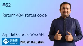 Return 404 Status Code | 404 Not Found | ASP.NET Core 5.0 Web API Tutorial