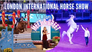 London International Horse Show VLOG + MEET & GREET | LilPetChannel