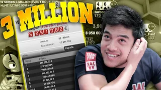 PIERRE CALAMUSA joue en TABLE FINALE pour 360 000€ !!! (3 Million Event KO)