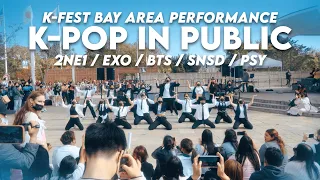 [KPOP IN PUBLIC K-FEST BAY AREA] K-POP THROWBACK MEDLEY (2NE1, EXO, BTS, SNSD, PSY) by EKHO Dance