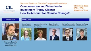 Compensation and Valuation in Investment Treaty Claims: How to Account for Climate Change?
