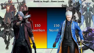 Dante vs Vergil - Power Levels - Devil May Cry