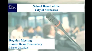 School Board Meeting - March 28, 2023