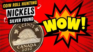 Coin Roll Hunting Nickels  ...Silver Found? 😲