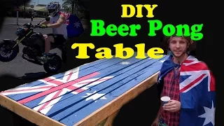 DIY Beer Pong Table AUSTRALIA DAY!!!