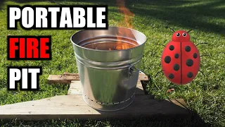 SIMPLE DIY portable Fire Pit ($25 USD)
