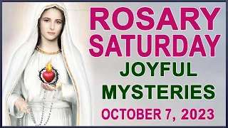 The Rosary Today I Saturday I October 7 2023 I The Holy Rosary I Joyful Mysteries