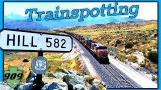 Hill 582 In the Cajon Pass is an Oasis for Trainspotting