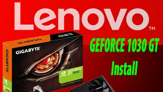 Installing Gigabyte Nvidia GT 1030 Lenovo ThinkCentre M720s SFF Case.  Does it fit?