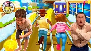 Subway princess runner сможет ли ДЕВЧОНКА убежать от копа I #ПриветКамера