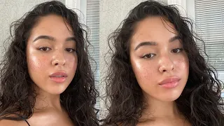 MY NATURAL FALL MODEL MAKEUP for acne + textured skin ☆
