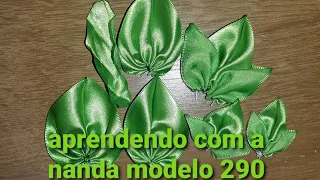 folhas de cetim para flores em toalhas pra iniciantes modelo 390