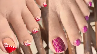 Fresh foot nail art ideas for every season || Toe nail designs for women 2023 || Nail Delights💅