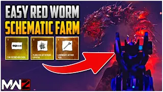 Easy Red Worm Boss Schematic Farm In Modern Warfare Zombies (MWZ Tips & Tricks)