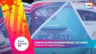 Taskalfa Pro Kyocera Inkjet Cut sheet · Pat McGrew · Print Sample TV