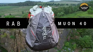 Rab Muon 40 Ultralight Thru Hiking Backpack