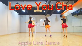 Love You Cha Linedance by Grace David (Beginner) Demo & Count - Giselle, Header and Apple