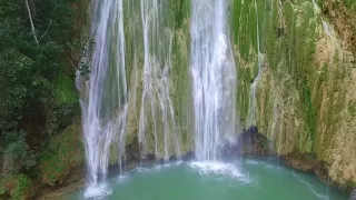 Водопад миллионеров Эль Лимон, Доминикана. Аэросъемка