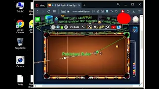 8 ball pool  pc web tool easy game win with Pakistani RULER#cheto8ballpool#coinseller#8ballpool#new