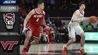 North Carolina State vs Virginia Tech Full Game | 2019-20 ACC Men's Basketball