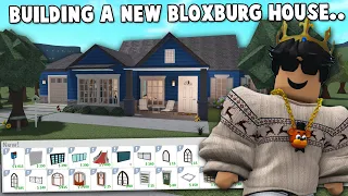 building a BRAND NEW HOUSE IN BLOXBURG HARD MODE