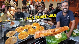 4.5 CR Monthly Street Food India 🇮🇳 Rameshwaram Cafe + Srinivasa Tiffin Center 😍 Desi Ghee Dosa
