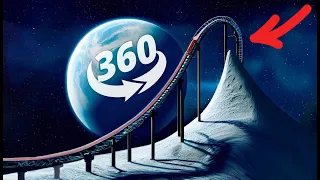 Galactic Thrills: Roller Coaster Ride on the MOON in 360 VR