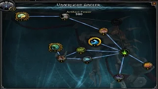 All Legion World of Warcraft Fishing Artifact Traits and Abilities! UNDERCURRENT ABILITY!!!