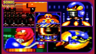 Sonic the Hedgehog: Triple Trouble - All Boss Encounters - NO DAMAGE!!