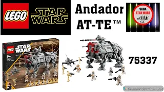 Andador AT-TE™ 75337. Star Wars lego.