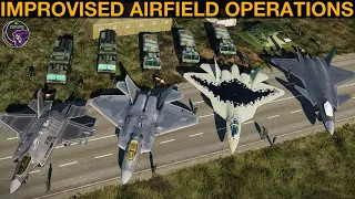 Could F-35, F-22, Su-57 Or J-20 Operate From Roads Or Grass Airfields? | DCS