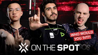 Would VALORANT Pros Duel Aspas, ZmjjKK, Or Derke? | On The Spot