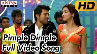 Pimple Dimple Full Video Song || Yevadu Video Songs || Ram Charan, Shruti Hassan