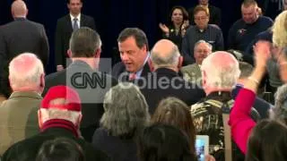 NJ:GOV CHRISTIE TOWN HALL-WALK UP