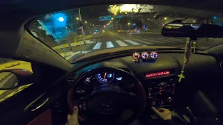 Mazda RX8 POV Night drive