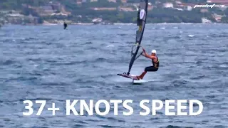 @johansoe37 going over 37 knots on a foil