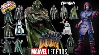 Every Marvel Legends Dr. Doom Toybiz and Hasbro Comparison Fantastic Four Bring on the Bad Guys Wave
