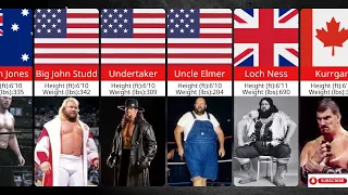 WWE Superstars Height Comparison From Shortest To Tallest