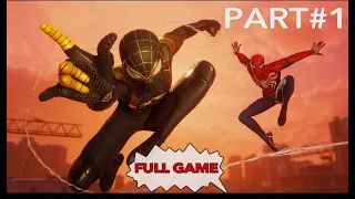 SPIDER-MAN MILES MORALES Gameplay Walkthrough Part 1 FULL GAME  - No Commentary