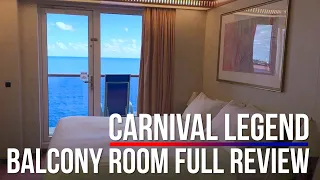 Carnival Legend - Balcony Room (Room 5194) - Full Review