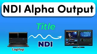 vMix Tutorials- How to output NDI with alpha