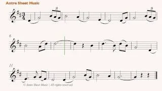 Amazing Grace- Easy Trumpet Sheet Music