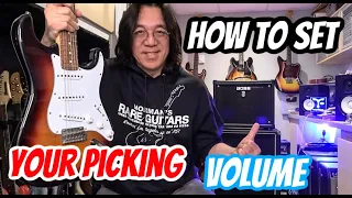 How To Set Your Guitar Volume Tone, Amp Volume EQ setting even when you practicing in tiny apartment